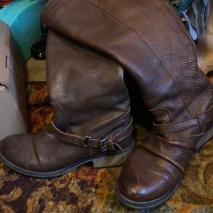 SOLD - Steve Madden Brown Riding Boots
